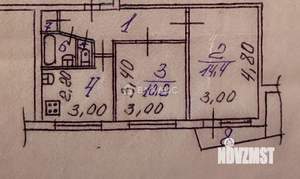 2-к квартира, вторичка, 43м2, 6/9 этаж