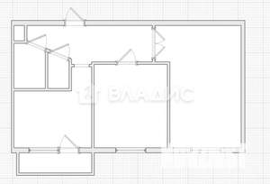 2-к квартира, вторичка, 43м2, 9/9 этаж
