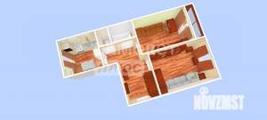 2-к квартира, вторичка, 52м2, 8/10 этаж