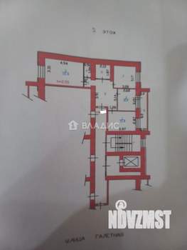 3-к квартира, вторичка, 66м2, 5/9 этаж