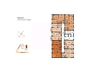 2-к квартира, вторичка, 54м2, 8/18 этаж