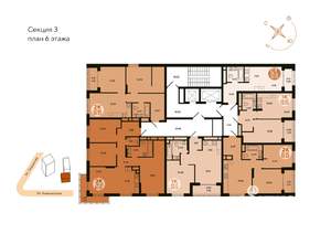 3-к квартира, вторичка, 81м2, 6/18 этаж