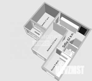 2-к квартира, вторичка, 62м2, 4/5 этаж
