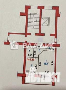1-к квартира, вторичка, 44м2, 2/10 этаж