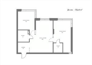 2-к квартира, вторичка, 72м2, 12/21 этаж