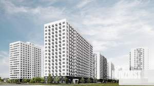 1-к квартира, строящийся дом, 33м2, 7/18 этаж