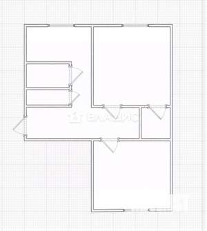 2-к квартира, вторичка, 46м2, 1/5 этаж