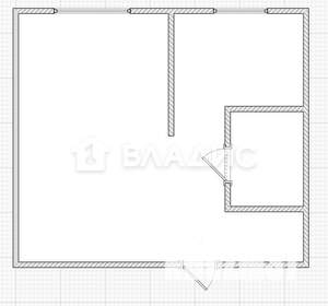1-к квартира, вторичка, 30м2, 5/5 этаж