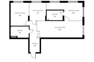 3-к квартира, вторичка, 102м2, 19/23 этаж