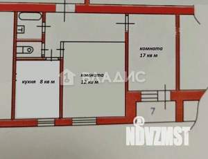 2-к квартира, вторичка, 48м2, 8/9 этаж