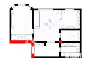 2-к квартира, вторичка, 60м2, 4/5 этаж