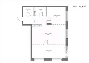 2-к квартира, вторичка, 78м2, 10/21 этаж