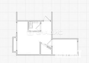 2-к квартира, вторичка, 44м2, 2/5 этаж