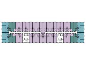 1-к квартира, строящийся дом, 34м2, 9/17 этаж