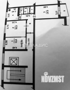 3-к квартира, вторичка, 63м2, 8/9 этаж