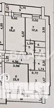 3-к квартира, вторичка, 74м2, 2/10 этаж