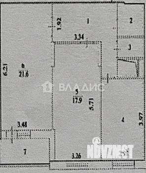 2-к квартира, вторичка, 66м2, 5/16 этаж