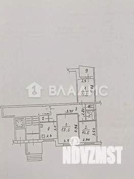 3-к квартира, вторичка, 65м2, 1/10 этаж
