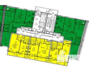 3-к квартира, строящийся дом, 71м2, 13/18 этаж