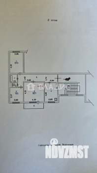 3-к квартира, вторичка, 69м2, 2/5 этаж