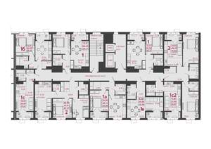 1-к квартира, вторичка, 40м2, 7/12 этаж