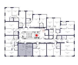 1-к квартира, вторичка, 47м2, 12/21 этаж