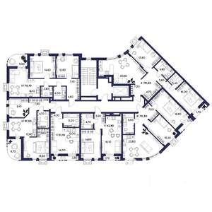 2-к квартира, вторичка, 70м2, 4/16 этаж