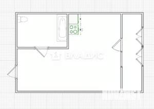 Студия квартира, вторичка, 21м2, 2/16 этаж