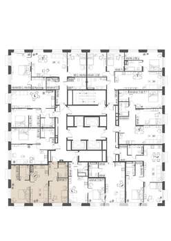 2-к квартира, вторичка, 76м2, 7/23 этаж