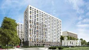 1-к квартира, строящийся дом, 43м2, 4/18 этаж