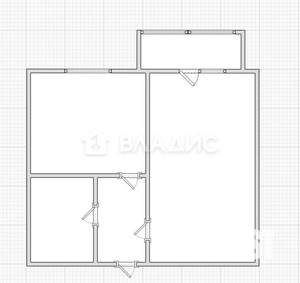 1-к квартира, вторичка, 27м2, 6/9 этаж