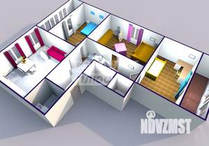 3-к квартира, вторичка, 107м2, 6/14 этаж