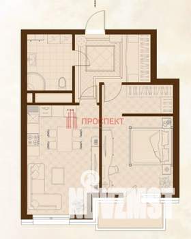 2-к квартира, вторичка, 58м2, 3/7 этаж