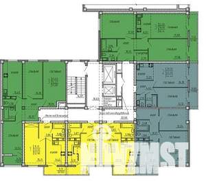 3-к квартира, строящийся дом, 75м2, 13/18 этаж