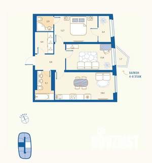 Фото квартиры на продажу (1)