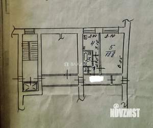 1-к квартира, вторичка, 33м2, 9/9 этаж