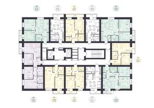2-к квартира, вторичка, 53м2, 5/16 этаж