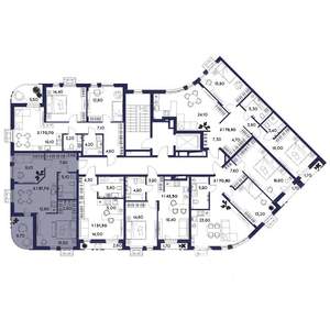 2-к квартира, вторичка, 58м2, 2/16 этаж