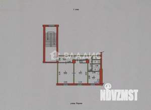 2-к квартира, вторичка, 61м2, 5/5 этаж