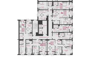 2-к квартира, вторичка, 57м2, 7/12 этаж