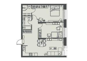 2-к квартира, вторичка, 81м2, 17/23 этаж