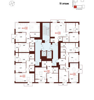 1-к квартира, вторичка, 49м2, 11/18 этаж