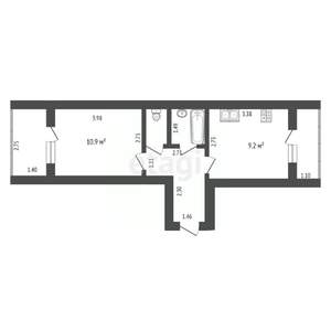 1-к квартира, вторичка, 37м2, 10/10 этаж