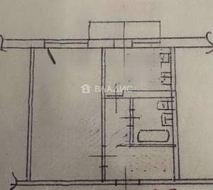 1-к квартира, вторичка, 35м2, 2/9 этаж