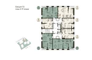 2-к квартира, вторичка, 79м2, 16/18 этаж