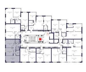 2-к квартира, вторичка, 68м2, 18/21 этаж