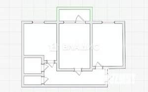 2-к квартира, вторичка, 48м2, 3/5 этаж