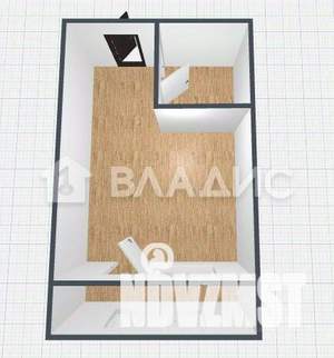 Студия квартира, вторичка, 29м2, 8/22 этаж