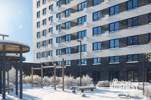 1-к квартира, строящийся дом, 33м2, 16/17 этаж