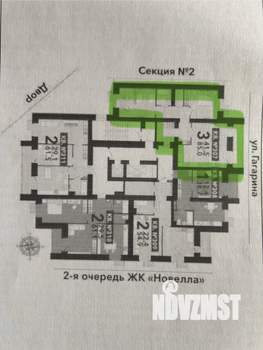3-к квартира, сданный дом, 85м2, 10/16 этаж